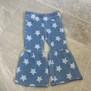 Wrangler Kids Blue Star Flared Jeans